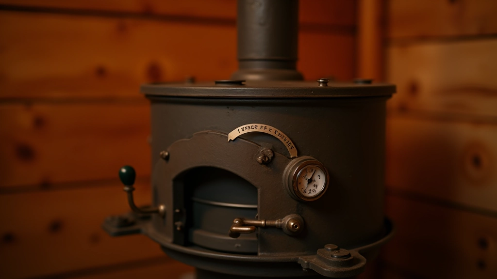 Wood stove installation and temperature control